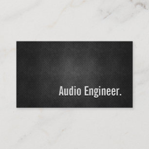 Audio Ingenjör Coola Black Metall Simplicit Visitkort