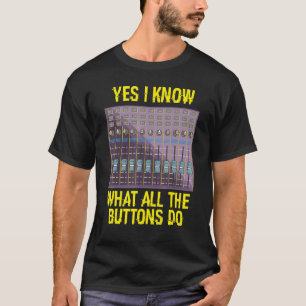 Audio Ingenjör Ljud Ingenjör Audio tekniker T Shirt