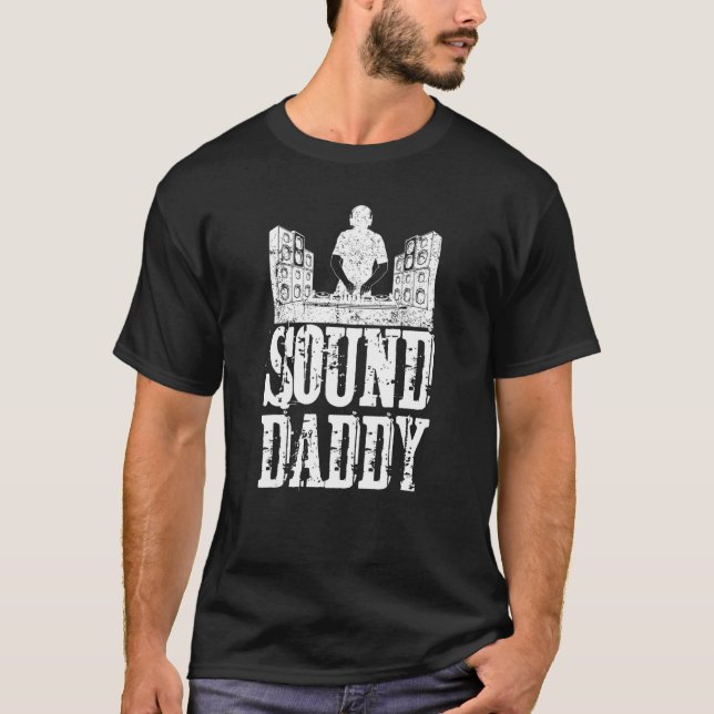 Audio Ingenjör Speakers Studio Ljud Ingenjör Hu T Shirt (Framsida)