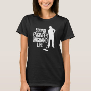 Audio Ingenjör Studio Producer Ljud Ingenjör Hu T Shirt