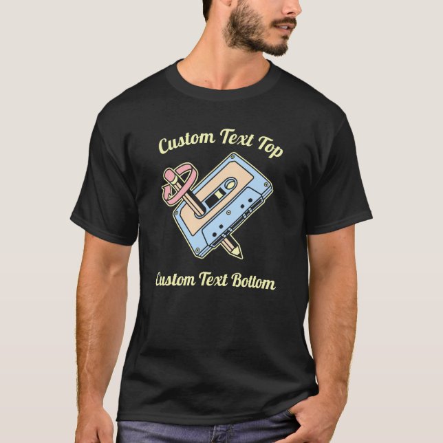 Audio kassett med penna t shirt (Framsida)