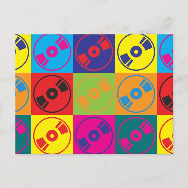 Audio- och videokassett vykort (Framsida)