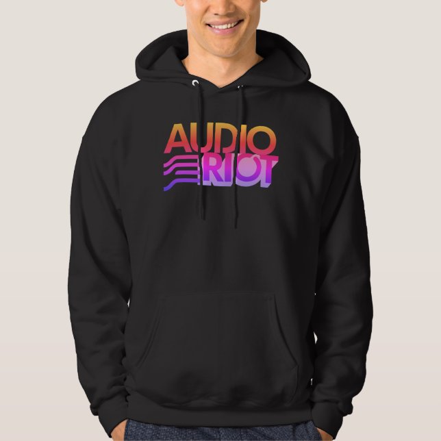 Audio Riot Otto Riot Logotyp Black Sweatshirt (Framsida)