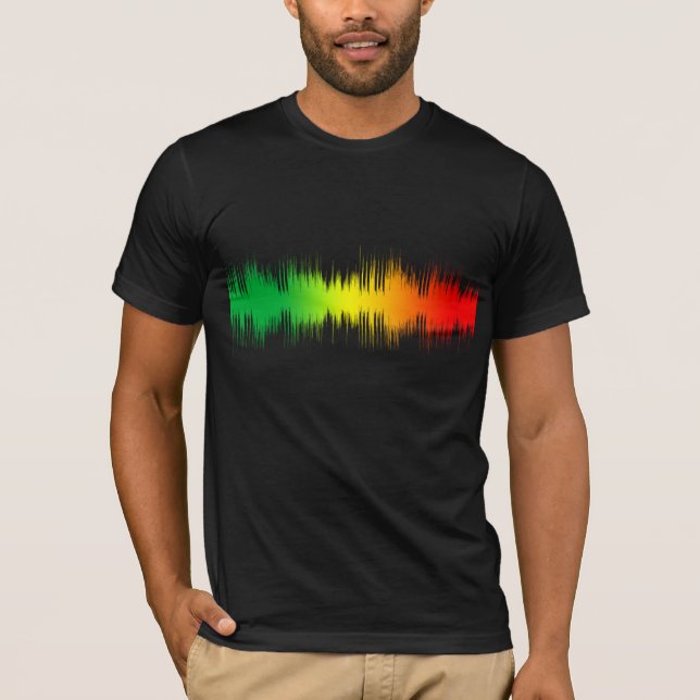 Audio-våg Tee Shirt (Framsida)
