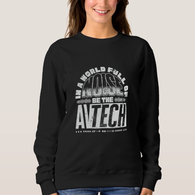 Audio Visual Technician av Technician Visual Vh T Shirt (Framsida)