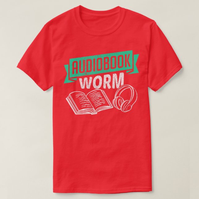 Audiobook Mask Story Älskare T Shirt (Design framsida)