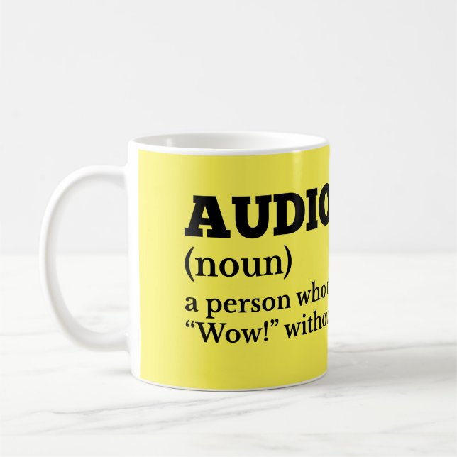 Audiolog Definition Coffee Kopp (Vänster)