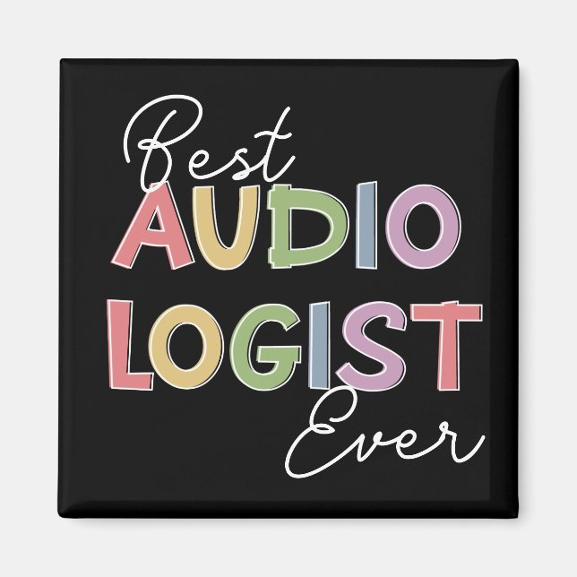 Audiolog Doktor i Audiology Studenten Gifts Magnet (Framsidan)