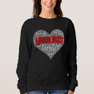 Audiolog Heart Shape Ord Cloud Audiology Docto T Shirt