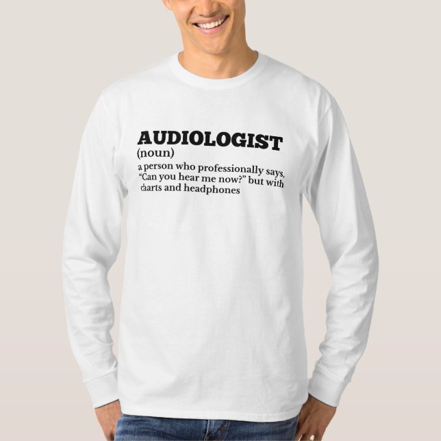 Audiolog Kontors humor Shirt T (Framsida)