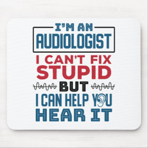 Audiologen kan inte reparera den fasta hjälpen. musmatta