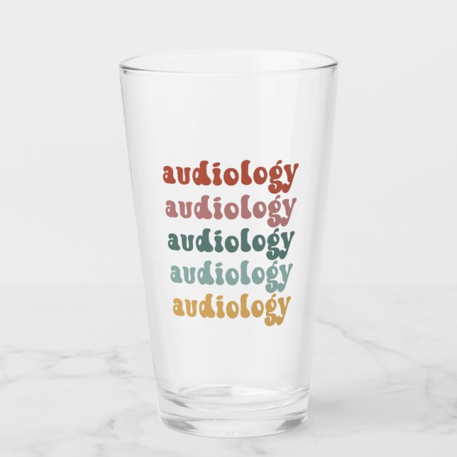 Audiologi | Doktor i Audiology Audiolog Retro Glaskopp (Framsida)