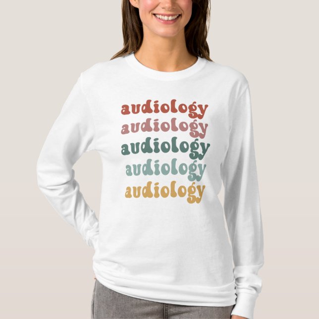 Audiologi | Doktor i Audiology Audiolog Retro T Shirt (Framsida)