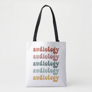 Audiologi Doktor i Audiology Audiolog Retro Tygkasse