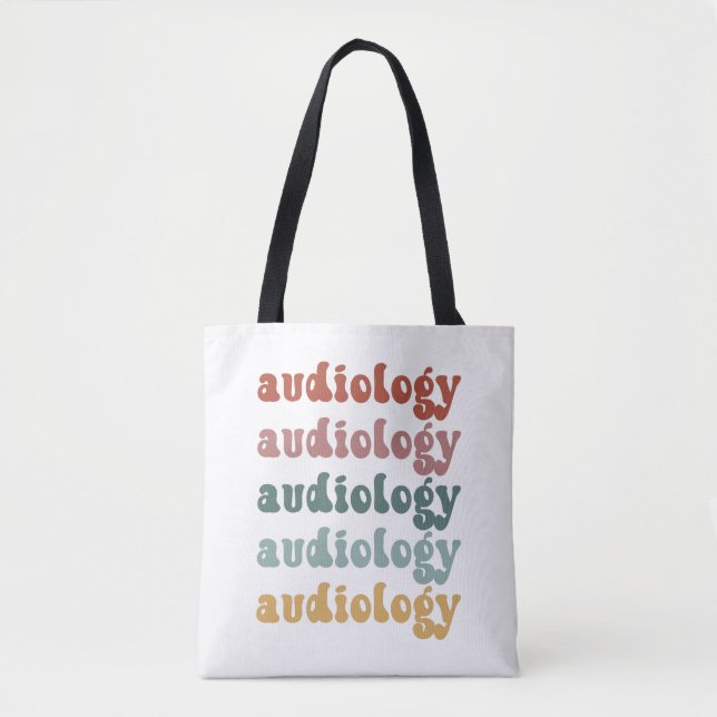 Audiologi | Doktor i Audiology Audiolog Retro Tygkasse (Framsida)