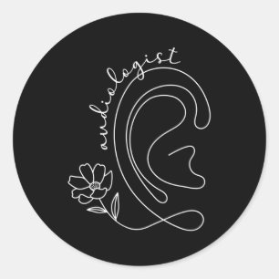 Audiologist Ear Audiology Audiologist Runt Klistermärke
