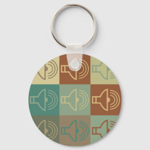 Audiology Pop Art Nyckelring