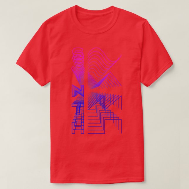 Audion Synth Waveform Analog Design Modular Gift 2 T Shirt (Design framsida)