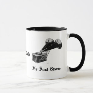 Audiophile - min första stereo- mugg/kopp mugg