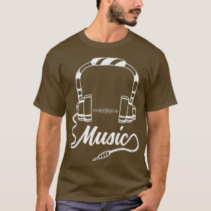 Audiophile Music Älskare Ljud Guy DJ T Shirt
