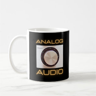 Audiopiles för analog Audio-volym Kaffemugg