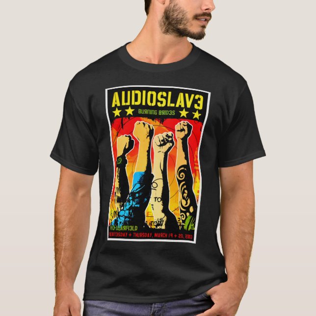 Audioslave Tour Essential T-Shirt (Framsida)