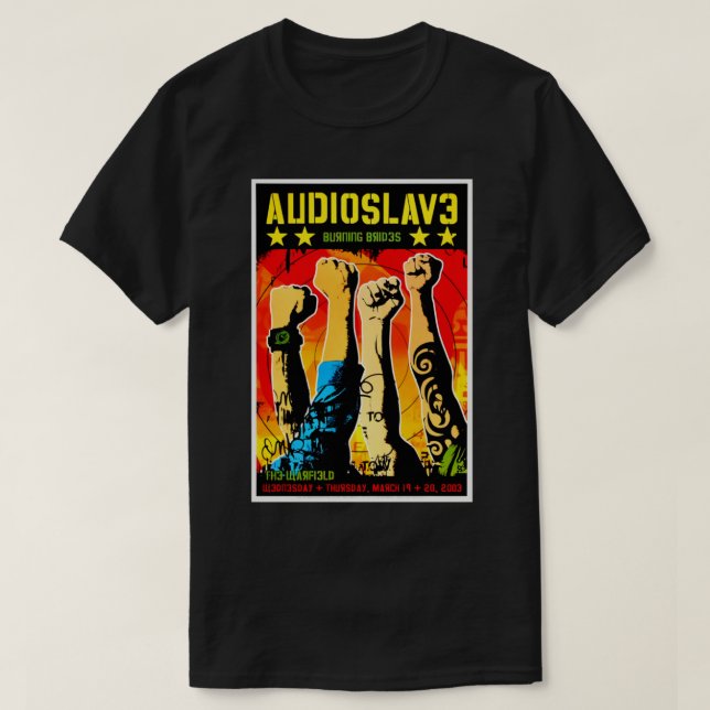 Audioslave Tour T Shirt (Design framsida)