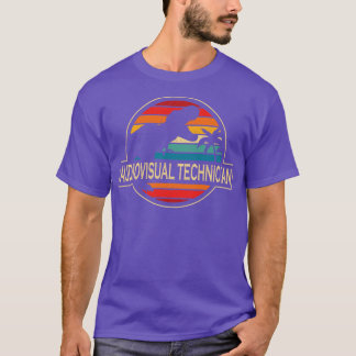 Audiovisual Technician Dinosaur T Shirt