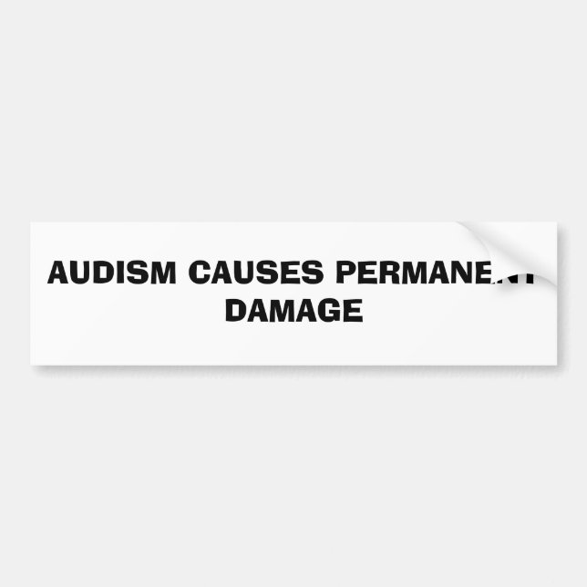 AUDISM ORSAKAR PERMANENT SKADA BILDEKAL (Framsidan)