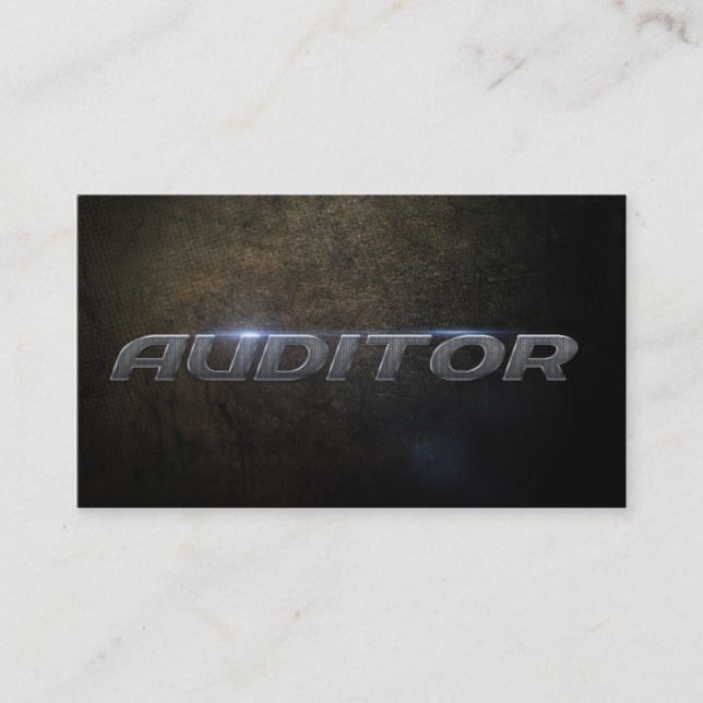 Auditor Business Card Visitkort (Framsida)