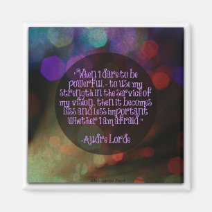 Audre Lorde citationstecken Magnet