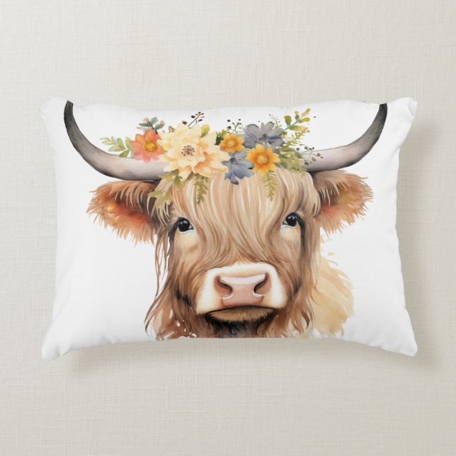 Audrey Cow Prydnadskudde (Framsidan)