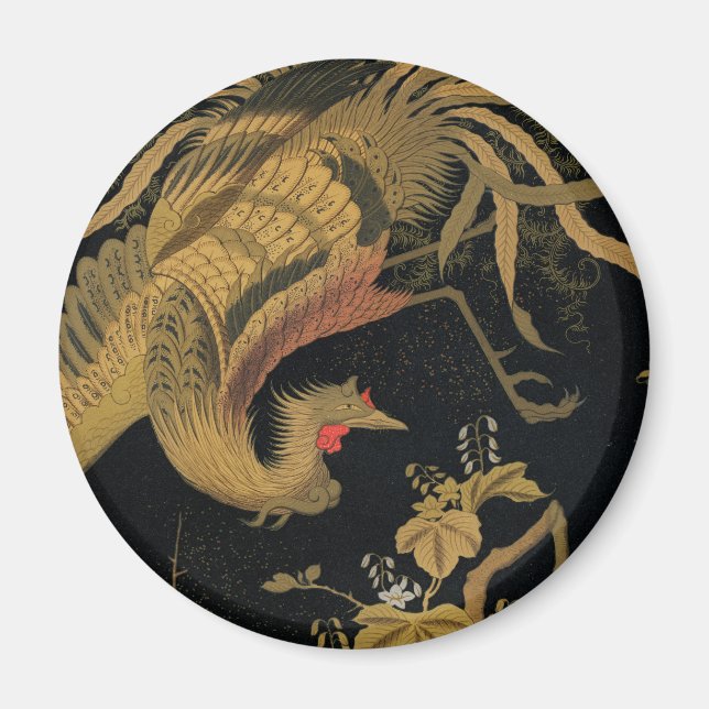Audsley Mytisk Howo Fågel: 1884 Japansk Fenix Magnet (Framsidan)