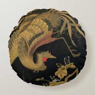 Audsley Mytisk Howo Fågel: 1884 Japansk Fenix Rund Kudde