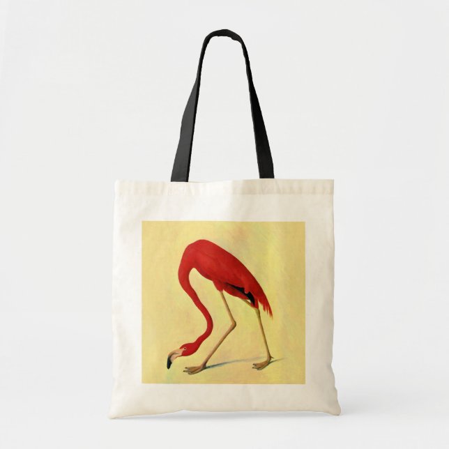 Audubon American Flamingo Painting Tygkasse (Framsidan)