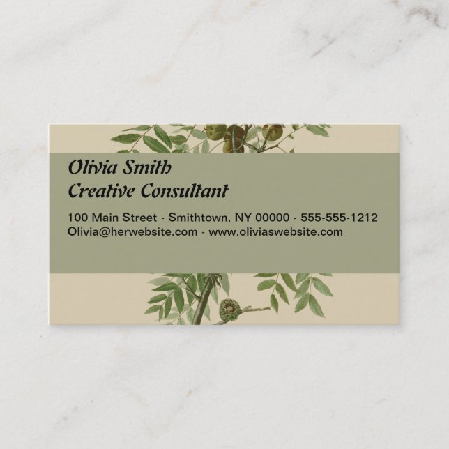 Audubon American Kråka Black Bird Visitkort (Framsida)