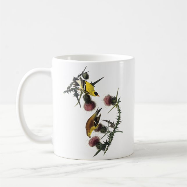 Audubon amerikansteglits kaffemugg (Vänster)
