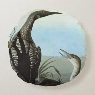 Audubon: Arktisk Loon Rund Kudde