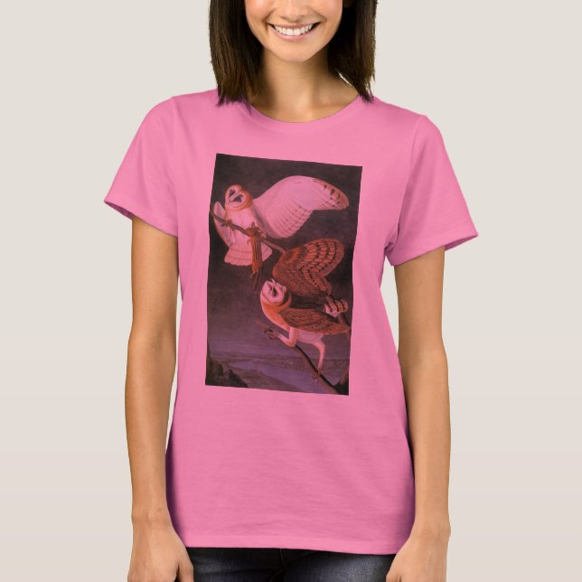 Audubon: Barn Uggla T-shirt (Framsida)