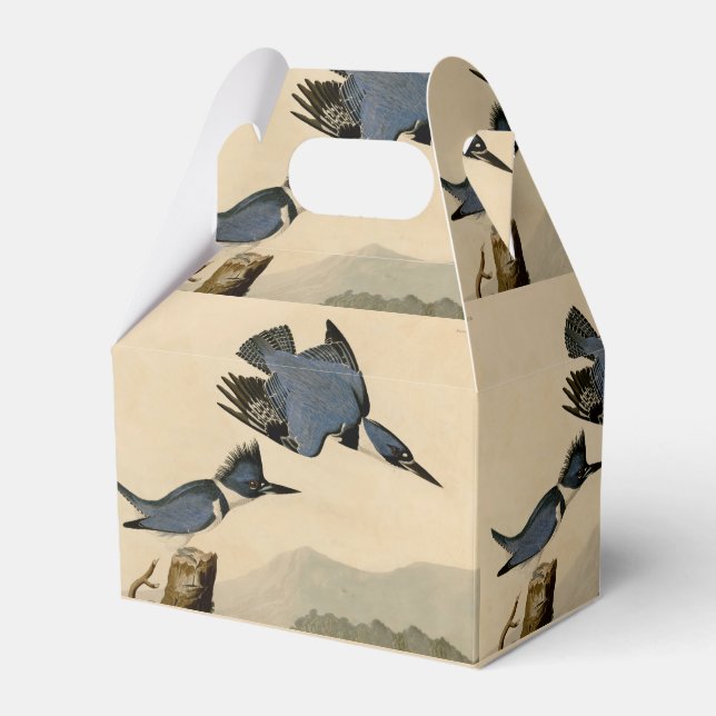 Audubon Belted Kingfisher Wildlife Bird Presentaskar (Framsidan Sidan)