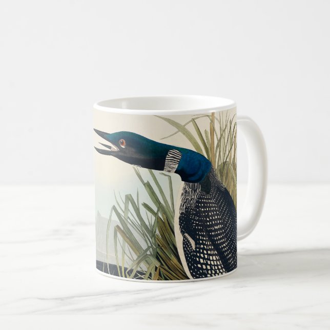 Audubon Bird Loon Diver Classic Kaffemugg (Framsida höger)