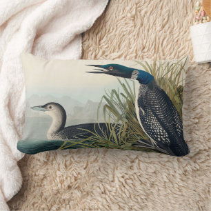 Audubon Bird Loon Diver Classic Lumbarkudde