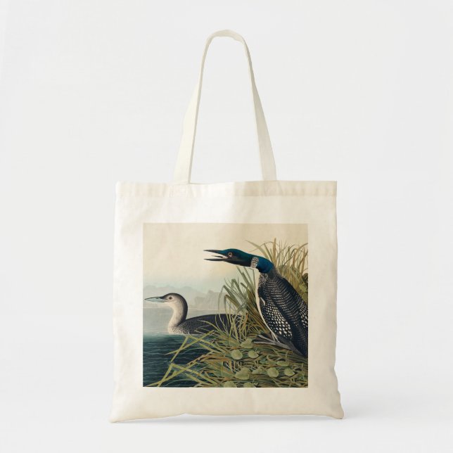 Audubon Bird Loon Diver Classic Tygkasse (Framsidan)