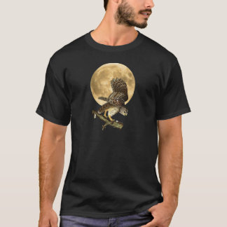 Audubon bommade för ugglamåneskjortan Halloween T-shirt