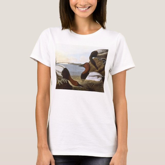 Audubon: Canvasback Tee Shirt (Framsida)