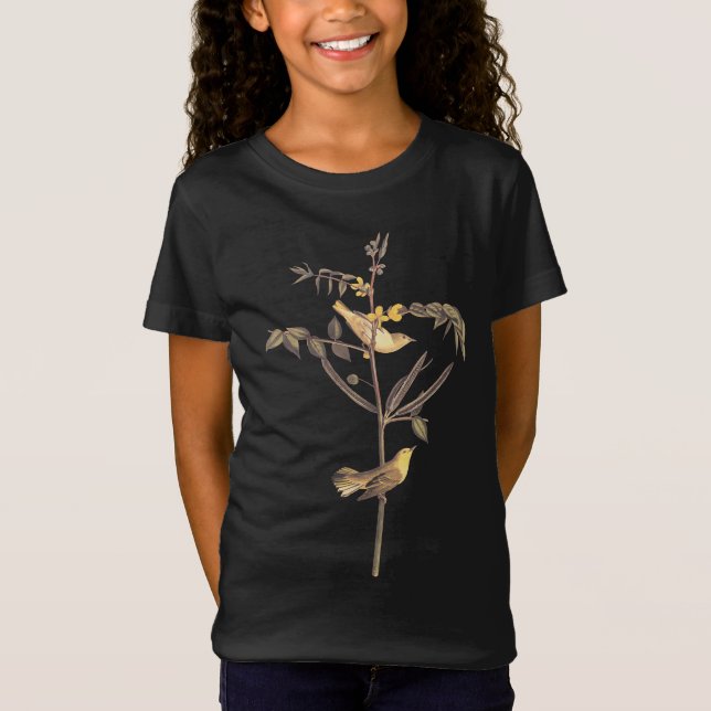 Audubon Children's Warbler Tee Shirt (Framsida)
