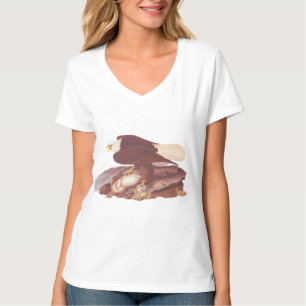 Audubon Classic Örn med färsk fångstfisk T Shirt