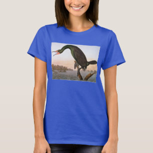 Audubon: Dubbla krönad Cormorant T-shirt