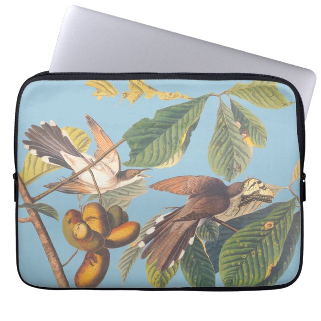 Audubon Gult Billed Cuckoo Laptop Fodral (Framsidan)