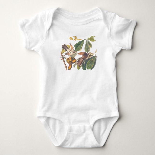 Audubon Gult Billed Cuckoo T Shirt (Framsida)